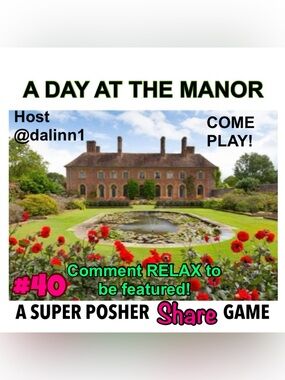 5/13 The Manor is open. Guests have arrived🌳⛲️💎